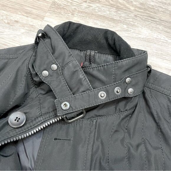 Bugatti Black Stank Collar Multi pockets Mens Warm Jacket - Picture 2 of 8